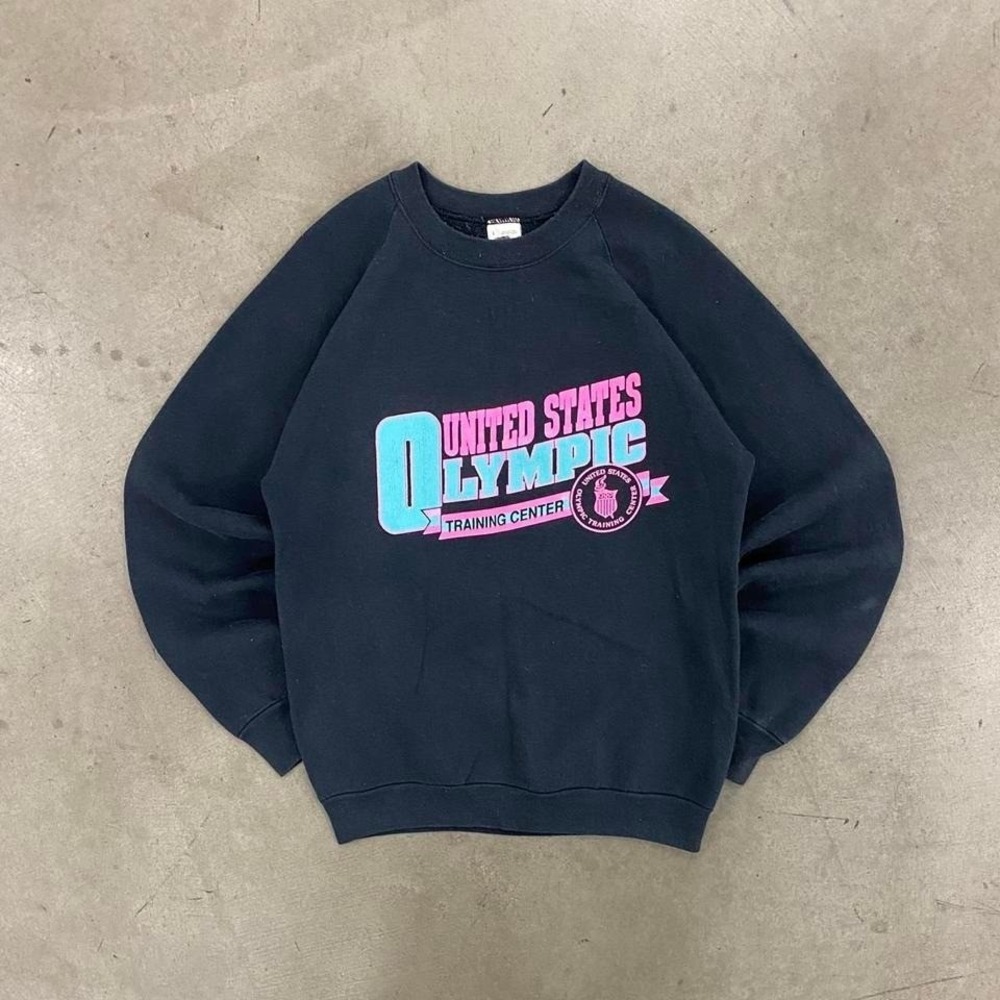Vintage 80s United States Olympic Training Center Fruit of the Loom Crewneck‎ L